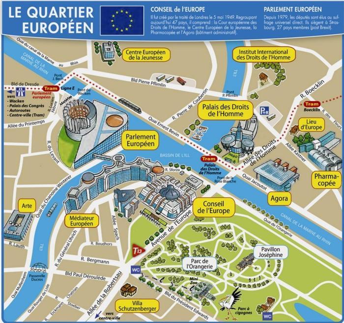 L'europeen - Prox Centre-fibre-inst Europeennes Appartamento Strasburgo